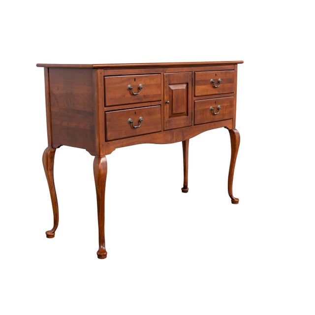Traditional Vintage Lexington Bob TimberLake Qual Hunter's Sideboard Buffet & Matching Mirror | For Sale - Image 3 of 11
