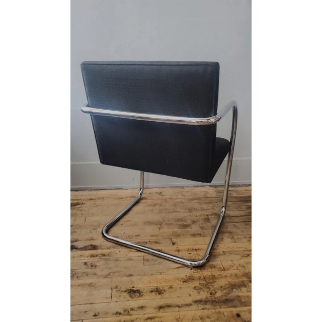 Mid 20th Century Brno Tubular Chair by Mies Van Der Rohe for Gordon International For Sale In Rochester - Image 6 of 11