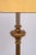 Wood Italian Rococo Style Gilt Wood Floor Lamp, 1950s For Sale - Image 7 of 13