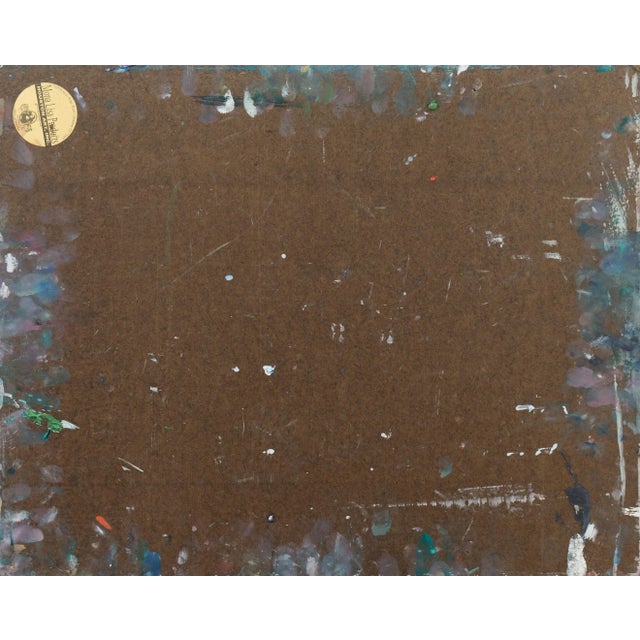 Blue 'Breaking Waves at Asilomar', by Robert Canete, Carmel, California Expressionist Seascape For Sale - Image 8 of 10