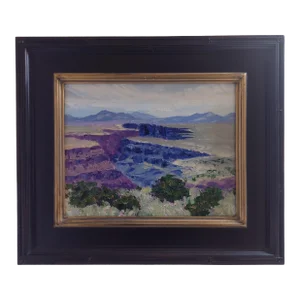 Original Oil Painting "Rio Grande Gorge Morning" by Anita Blythe 11" X 14" Plein Air Landscape