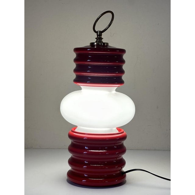 Vintage Ceramic Lantern Lamp, 1970s For Sale - Image 5 of 15