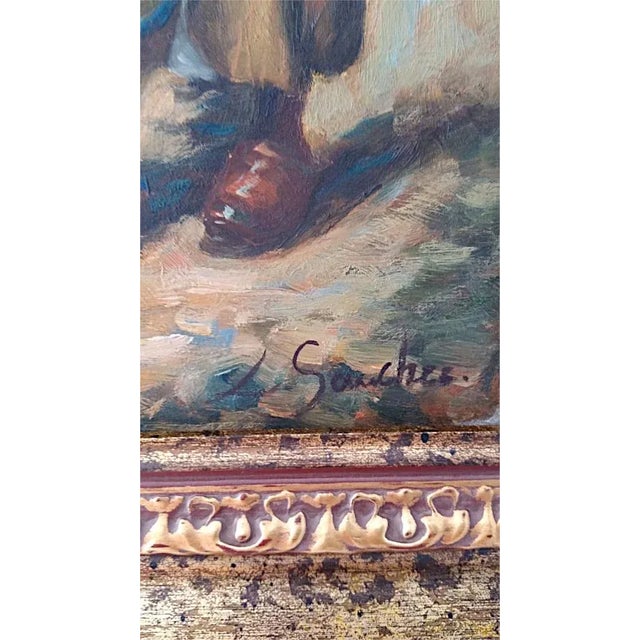 Excellent work of costumbrista theme where we can observe a conversation between beautiful fabrics, instruments and...