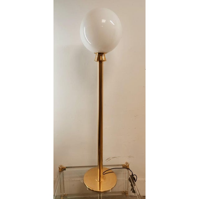 Reading Lamp in Brass with White Sphere For Sale - Image 11 of 18