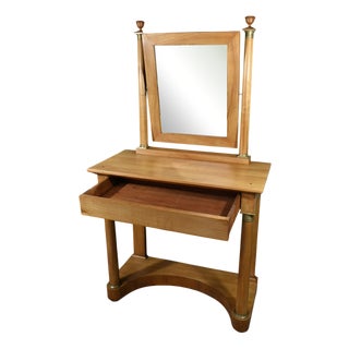 Early 19th Century Empire Dressing Table in Cherry For Sale
