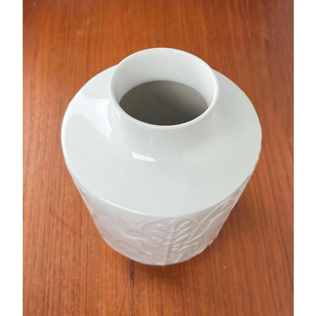 Elegant vase designed by Kurt Wendler for Edelstein Bavaria. This series is called "Paradise," a reference to the motifs...