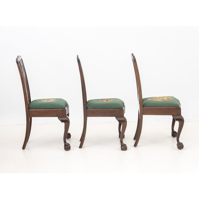 George III Style Mahogany Dining Chairs, 8 For Sale - Image 13 of 18