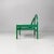 1970s French Modern Argos Armchair in Pink Leather and Green Wood by Baumann, 1970s For Sale - Image 5 of 18