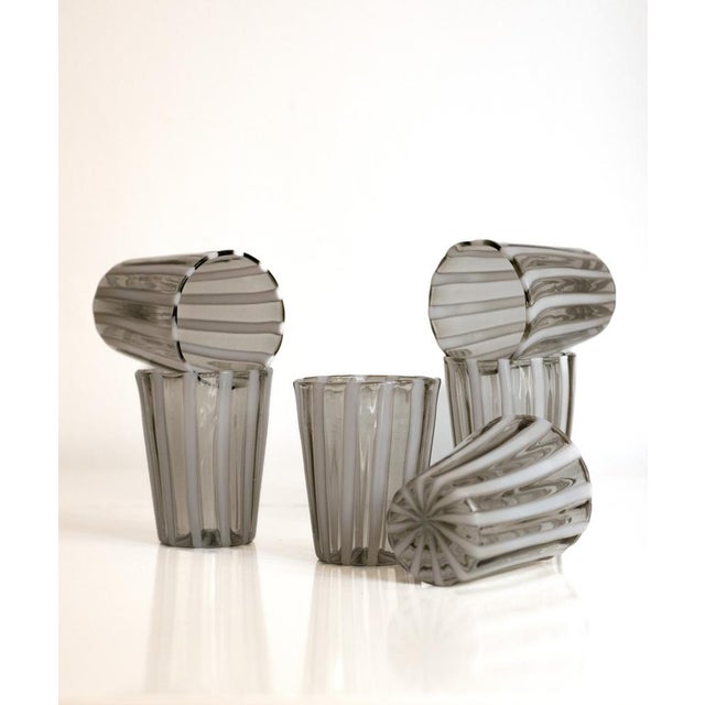 Italian Murano Glassware Set, 2004, Set of 6 For Sale - Image 12 of 18