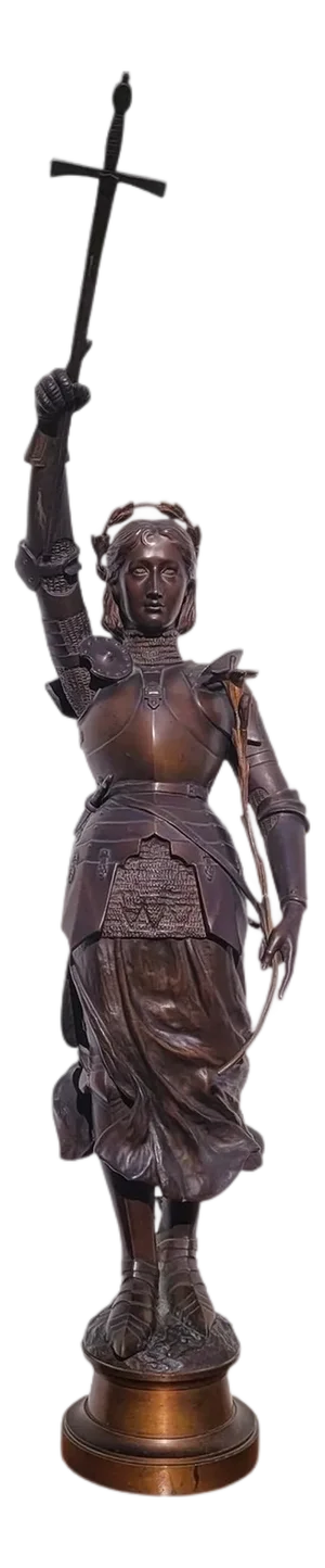 Henri Daniel Contenot, Joan of Arc, Late 19th-Early 20th Century, Bronze