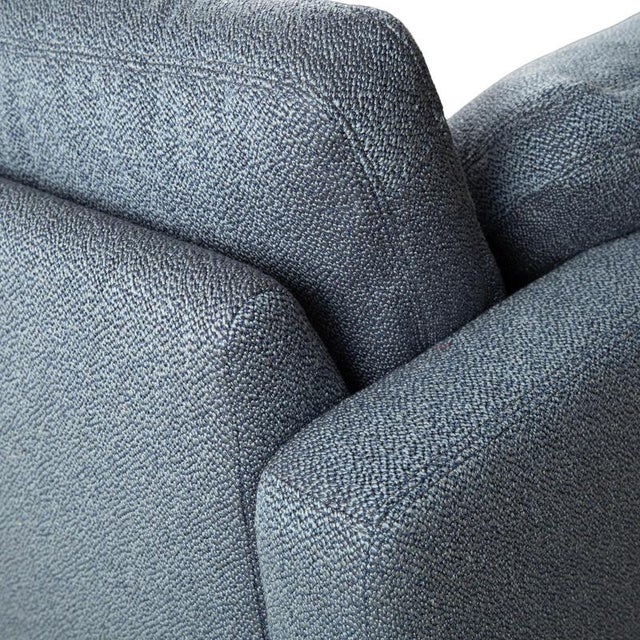 Modern Two-Seater Sofa in Blue Fabric from COR For Sale - Image 3 of 11