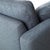 Modern Two-Seater Sofa in Blue Fabric from COR For Sale - Image 3 of 11