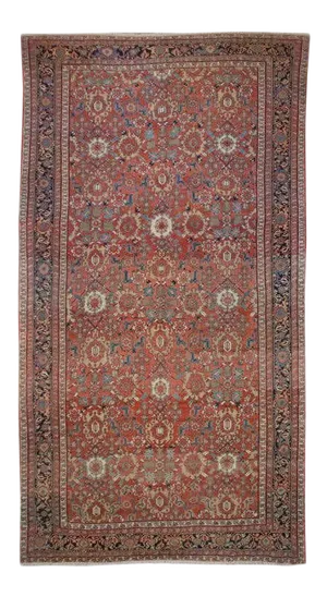 19th Century Persian Sultanabad Rug