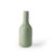 This bottle vase was crafted in white earth and is made from matt grey enamel with a pink enameled interior. The...