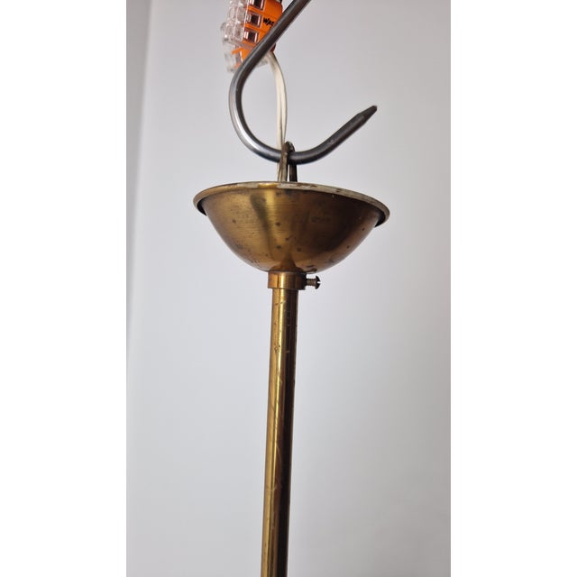Chandelier in Brass and Clear Glass by Ercole Barovier for Barovier & Toso, 1960s For Sale - Image 13 of 18