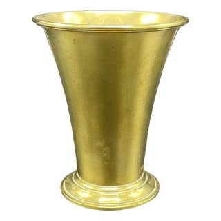 Vase from Ystad Metall, Sweden, 1950s For Sale