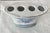 Ceramic Vintage Laura Ashley "Sophia" Porcelain Toothbrush Holder With Blue Roses For Sale - Image 7 of 11