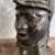 Lost-Wax Head of a Yoruba Oba from the Benin Kingdom, 1950s, Bronze For Sale - Image 4 of 14
