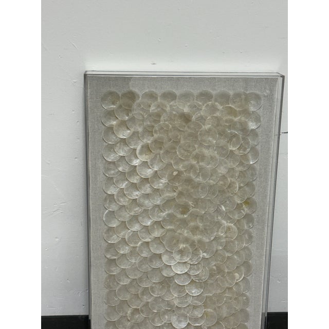 Restoration Hardware Capiz Shell Art Panel For Sale In San Francisco - Image 6 of 12