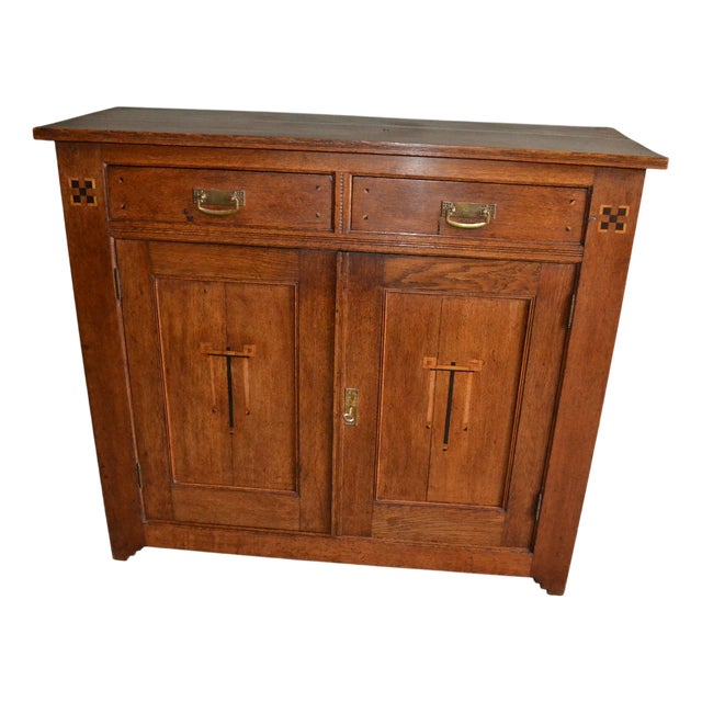 Art Deco Sideboard in Oak For Sale