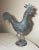 Antique Handmade Forged Steel Folk Art Rooster Bird Statue Sculpture Figure For Sale - Image 4 of 15
