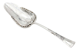 Embossed Silver Dessert Spatula