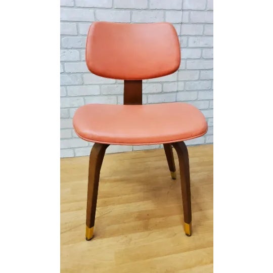 Brass Mid Century Modern Bentwood Accent Side Chairs for Thonet - Pair For Sale - Image 8 of 10