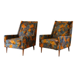 1960s Mid-Century Club Chairs - a Pair For Sale