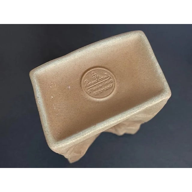 Mid-Century Modern Paper Bag Vases by Tapio Wirkkala for Rosenthal, 1977, Set of 2 For Sale - Image 3 of 13