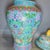 Blue Pair of Large Vintage Cloisonné Enamel Phoenix & Lotus General Jars For Sale - Image 8 of 9