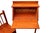 Brown 1970s Childs Custom Handcrafted Cherry Drop-Front Secretary Desk & Chair For Sale - Image 8 of 18