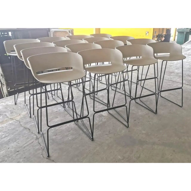 Beige Babila Bar Stool from Pedrali For Sale - Image 8 of 9