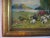 Green Late 20th Century Continental Landscape Titled Sheppard Signed Oil on Canvas For Sale - Image 8 of 14