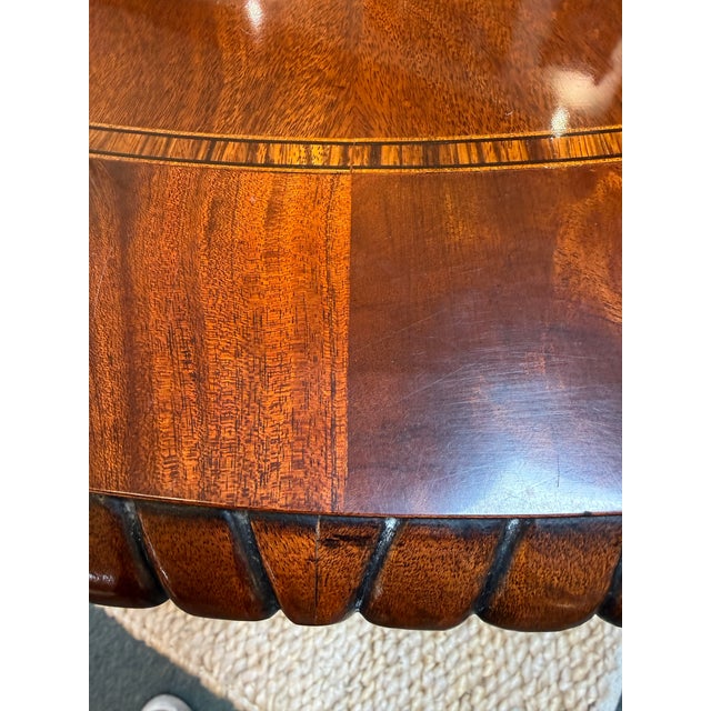Henredon Neoclassical Mahogany Extension Dining Table For Sale - Image 10 of 18