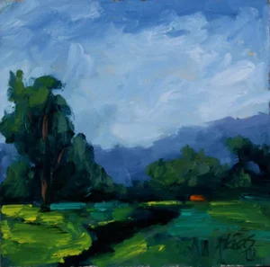 Contemporary Impressionist Style Oil Painting