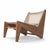 Cassina Wood and Woven Viennese Cane Kangaroo Low Armchair by Pierre Jeanneret for Cassina For Sale - Image 4 of 8