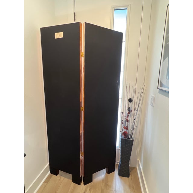 1990s V. Klauss "Ballerina" Folding Canvas Screen, 20x72, Signed and Numbered For Sale In Jacksonville, FL - Image 6 of 15