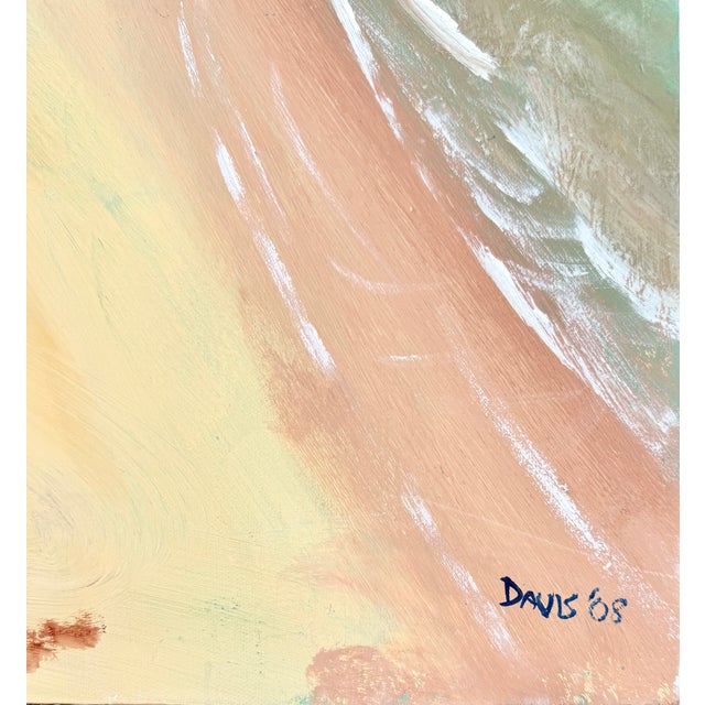 "Enjoying the Beach" Acrylic on Canvas by Joe Davis '08 For Sale - Image 4 of 11