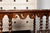English 1850s Barley Twist Mahogany Console Table with Red Marble Top For Sale - Image 10 of 12