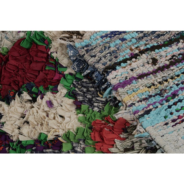 Textile 1950s Vintage Azilal Moroccan Rug With Polychromatic Patterns by Rug & Kilim For Sale - Image 7 of 7