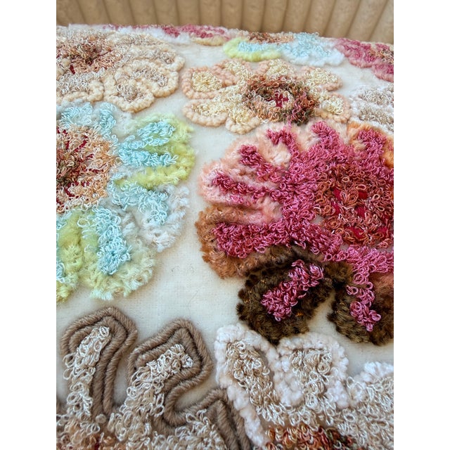 2020s Floral Silk Velvet Anke Drechsel Pillow For Sale - Image 5 of 7