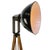 Vintage Industrial Wooden Floor Lamp For Sale - Image 4 of 7
