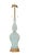 Vintage Murano White Opaline Glass Lamp For Sale