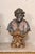 Paper Mid 20th Century Italian Pair of Decorative Male Busts For Sale - Image 7 of 9