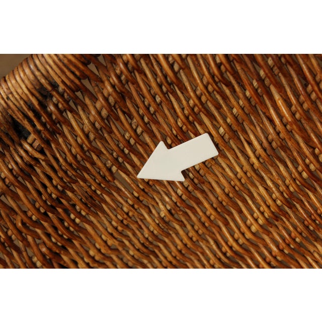 Francis Mair Attributed Mid Century Modern Wicker Lounge Chair For Sale - Image 18 of 18