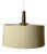 Swedish Modern Minimalist Brass and Silk Drum Pendant Light, 1970 For Sale