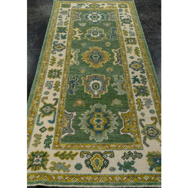Turkish Oushak Rug 3' x 6'10" #20437 Explore a curated collection of hallway runners, wool rugs, and handmade masterpieces...