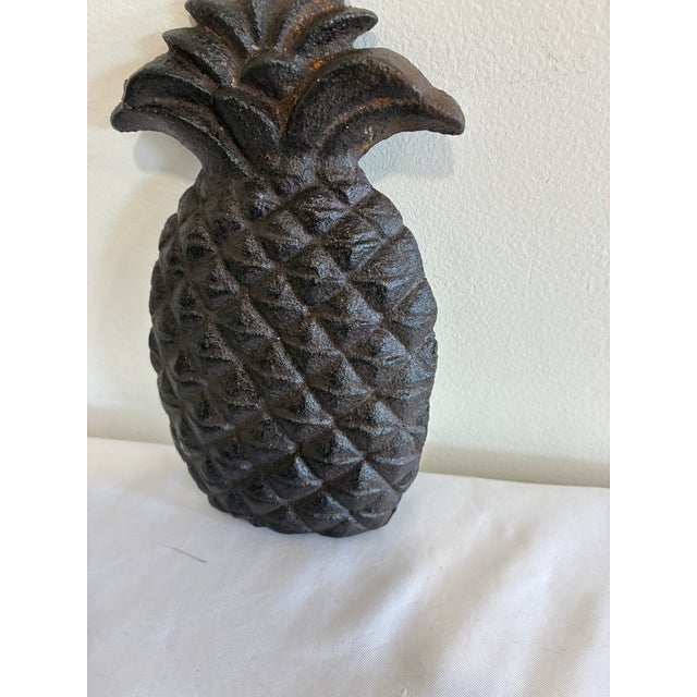 Vintage Cast Iron Pineapple For Sale In Oklahoma City - Image 6 of 9