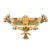 Egyptian Revival Pendant Brooch Pharaoh 18k Yellow Gold Diamond Enamel Art Deco For Sale - Image 4 of 4