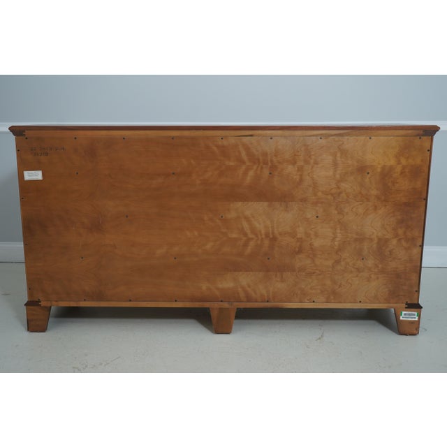 Ethan Allen Mahogany Inlaid Double Dresser For Sale - Image 15 of 18